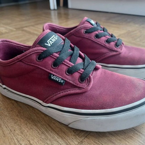 Vans shoes burgundy used, size 37