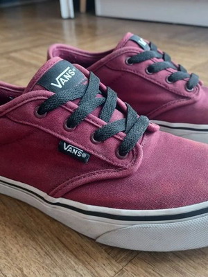 Vans shoes burgundy used, size 37