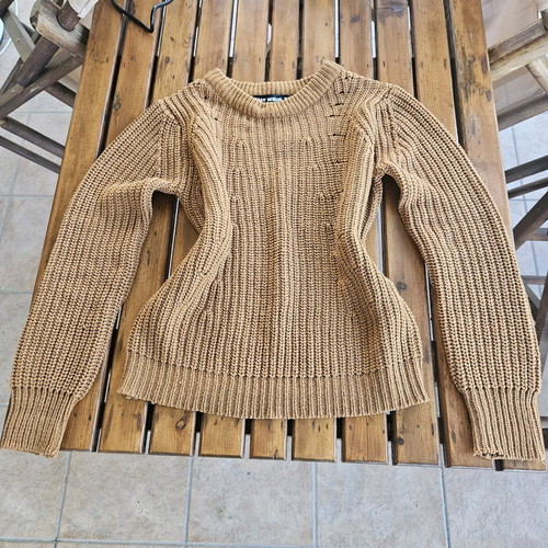 Brown pullover used, size XS