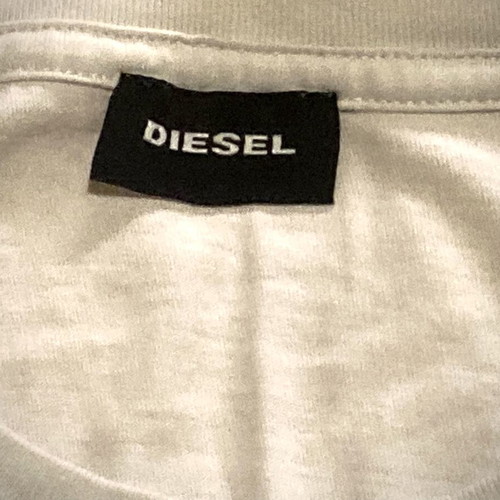Diesel set with white T-shirt and brown bermuda shorts used, size M