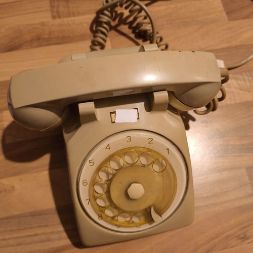 Landline phone 1969 used, Greek made