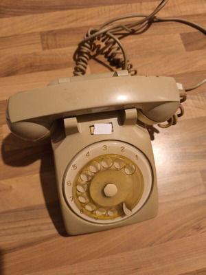 Landline phone 1969 used, Greek made