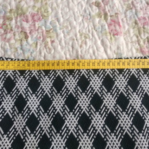 Taifun checked skirt like new, black and white, size S