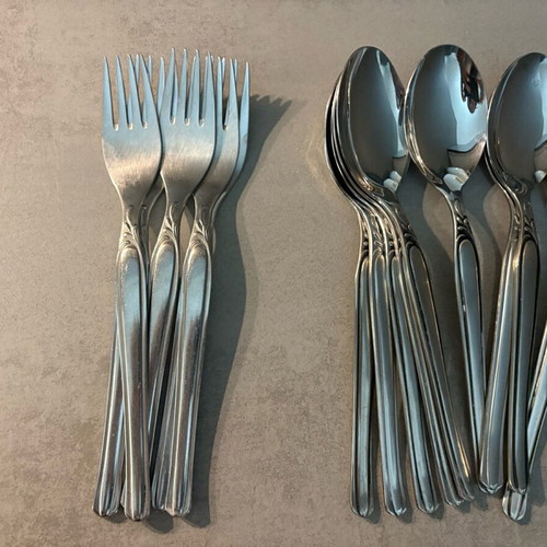 Set of 26 German Vintage Cutlery like new, stainless steel