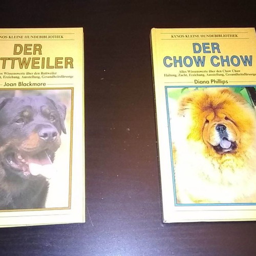 Books about dog breeds in German, pack of 2