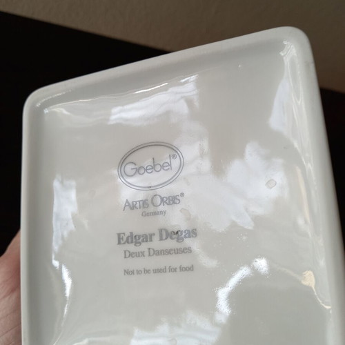 Goebel porcelain jewelry box Edgar Degas like new