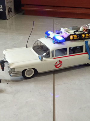 Playmobil Ghostbusters Ecto-1 μεταχειρισμένο με λειτουργικά φώτα και σειρήνα