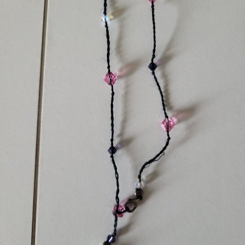 Necklaces like new, set of 4 with stones and cross