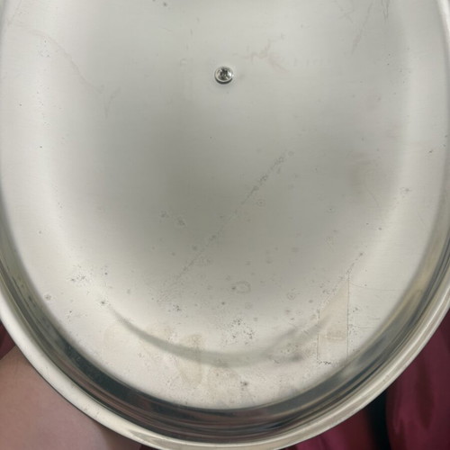 Marinex Glass Oval Pyrex with Metal Lid 36cm like new