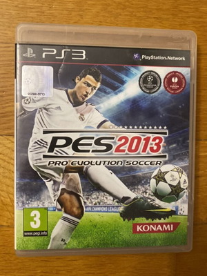 PES 2013 PS3 game like new with all papers and box