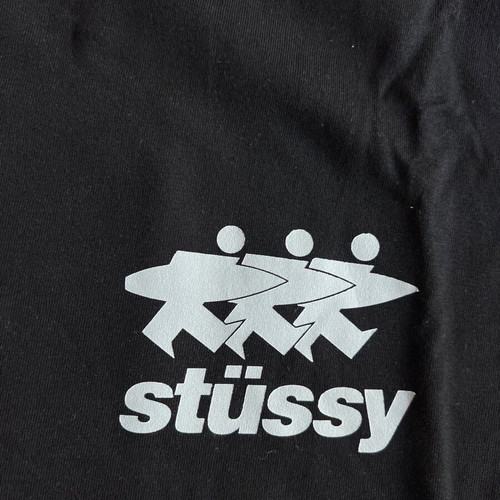 Stussy Surf man Tee new, size M-L, black