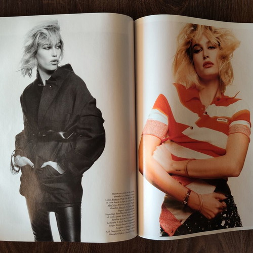 Vogue Paris May 2021 magazine with Hailey Bieber cover