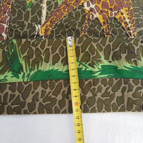 Tote bag shoulder fabric with giraffe print new