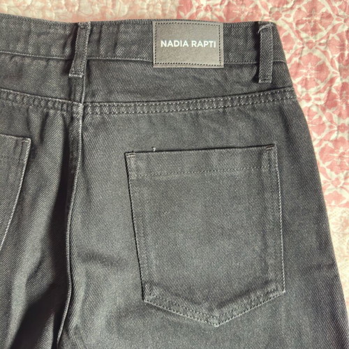 Denim Crew Trousers Nadia Rapti Jean new, black