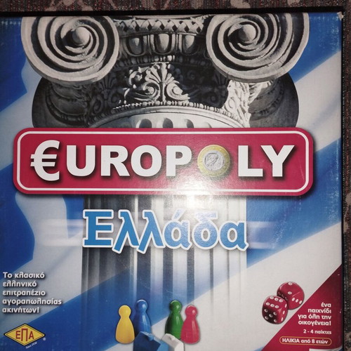 Europoly Greece board game like new
