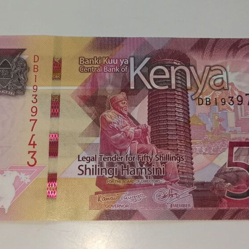 Kenya 50 Shillings 2024 new