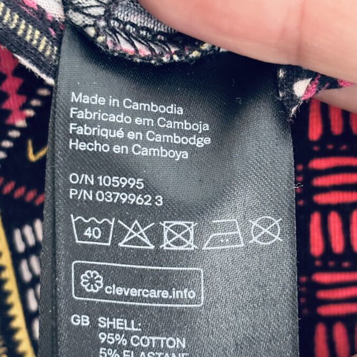H&M Coachella Jumpsuit like new, colorful ethnic pattern, size L