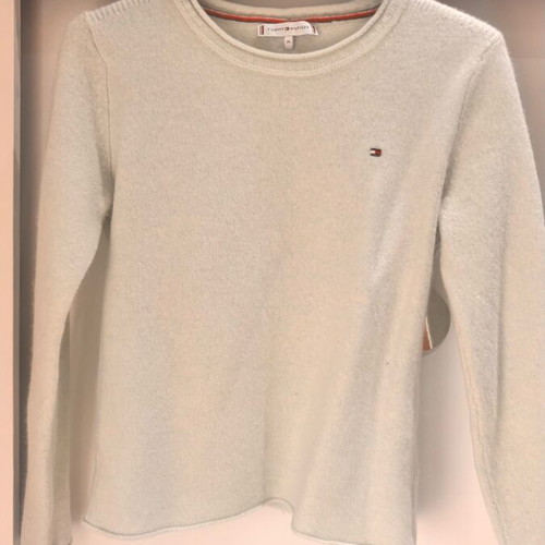 Tommy Hilfiger wool sweater green like new, size M