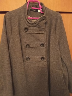 Winter short coat gray La Redoute Collections like new
