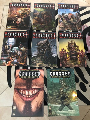 Crossed set of 8 comics like new, Garth Ennis Avatar Comics