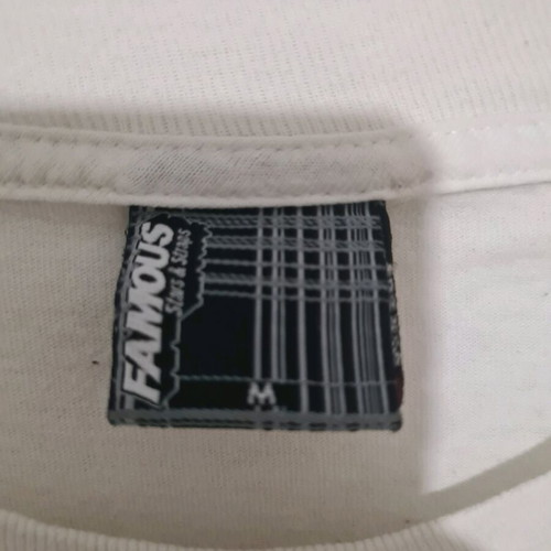 Famous Stars & Straps men's T-shirt used, size Medium, white