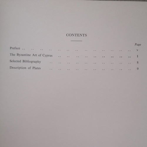 Masterpieces of the Byzantine Art of Cyprus used book
