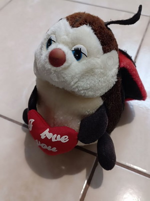 Children's plush ladybug toy used