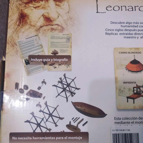 Miniland Leonardo da Vinci Oar Ship like new