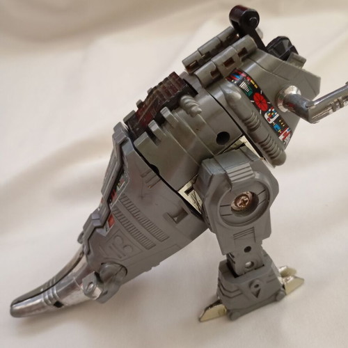 Vintage Transformer G1 Grimlock 1985 figure used for parts or repair