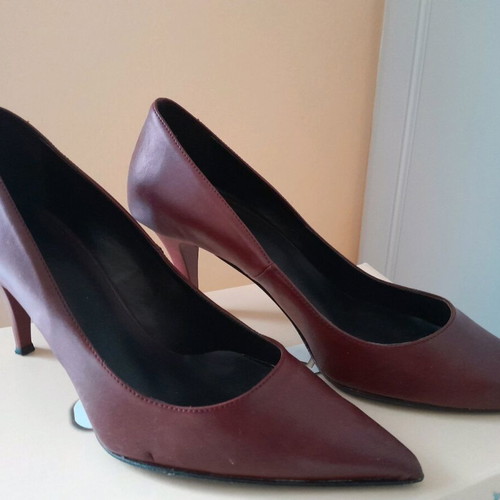 Dexim burgundy pumps used, size 38