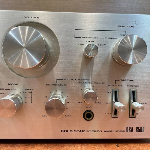 Goldstar GSA-8500 stereo amplifier used
