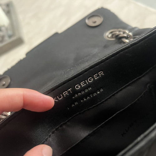 Kurt Geiger shoulder bag like new, black