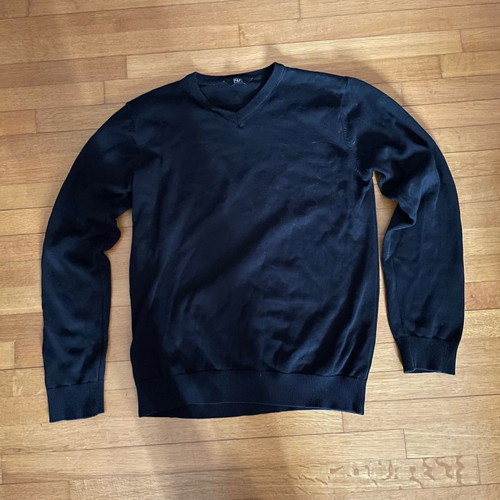 V-neck sweater dark blue size 13-14 years F&F