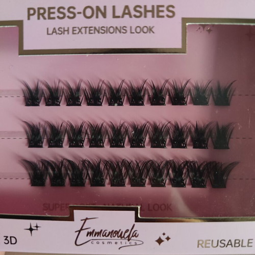 Press-On Lashes beautiful gorgeous like new, reusable with glue