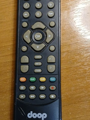 Doop digital receiver remote control used, functional