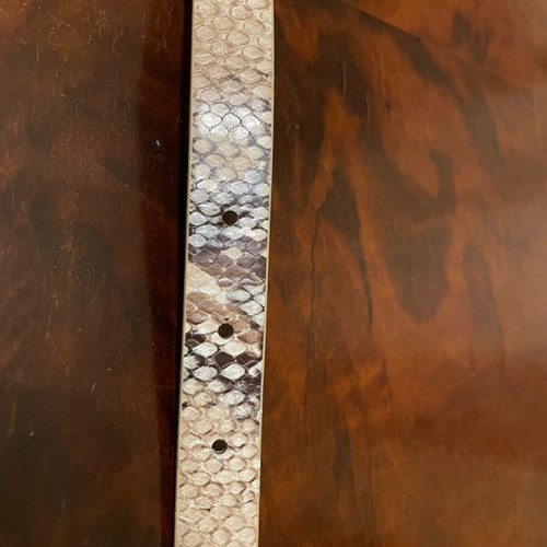 Sfera belt made of faux leather unused, gray and beige, size 85cm