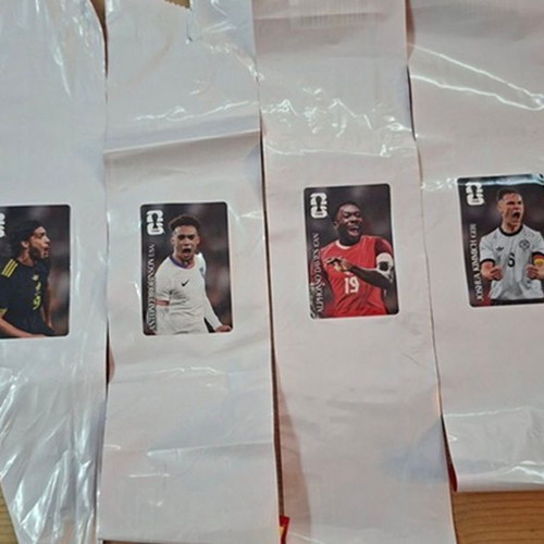 Panini FIFA World Cup 2026 collectible stickers, Coca Cola collaboration, set of 6