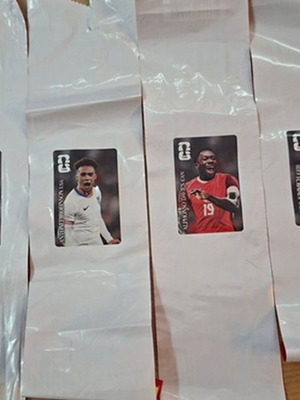 Panini FIFA World Cup 2026 collectible stickers, Coca Cola collaboration, set of 6