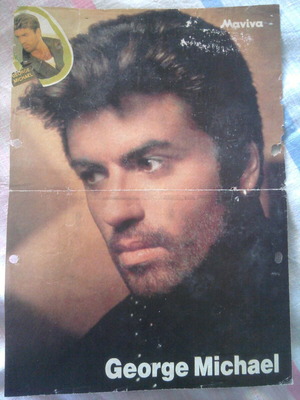 George Michael αφίσα περιοδικού από τη Μανίνα, 27,8 x 20,2 εκ.