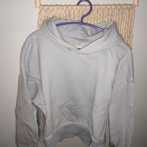 Hooded sweatshirt used, light blue