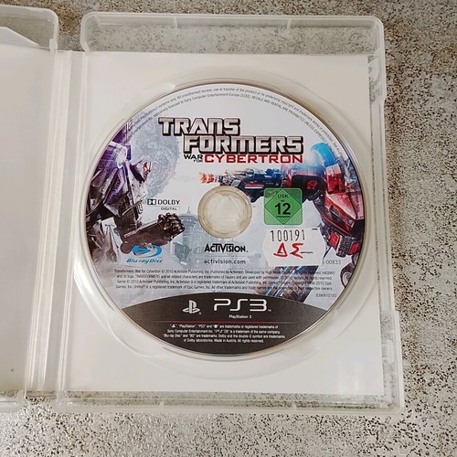 Transformers War for Cybertron PS3 like new