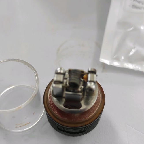 Ares 2 RTA 22mm used, black with transparent tank