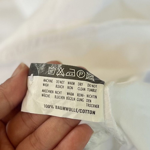 Cotton fabric skirt, white, size L 40 12