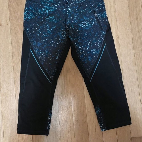 Champion women's leggings like new, black and blue, size M