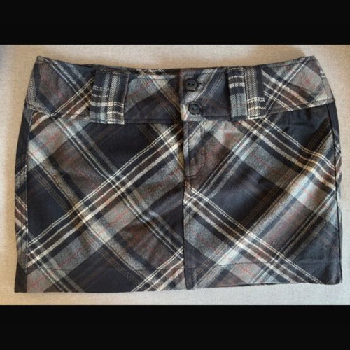 Colours of the World micro mini tartan skirt, vintage y2k, size L