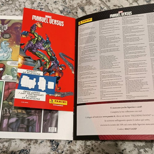 Panini Marvel Versus 2021 album new, Italian edition