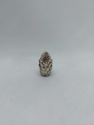 Vintage salt shaker Italy used, pine cone shape, 1970s