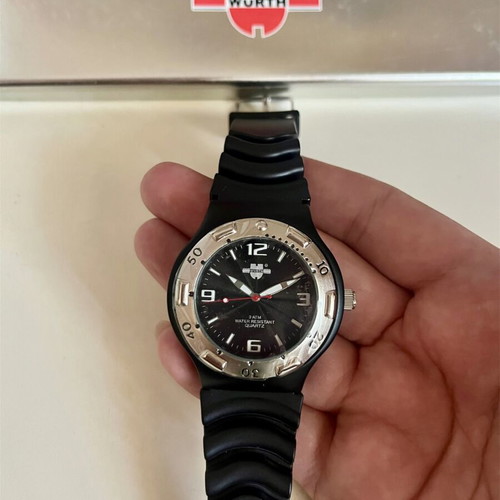 Würth Quartz 44mm Limited Edition Sport watch new, black