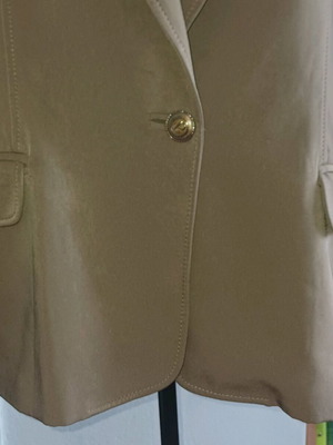 Vintage oversized καφέ σακάκι POLATOF μεταχειρισμένο, μέγεθος 44
