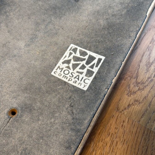 Skateboard used with Mosaic grip